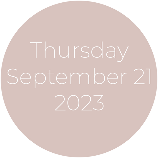 Thursday, September 21, 2023