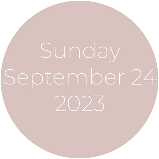 Sunday, September 24, 2023