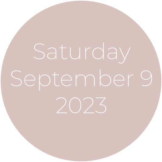 Saturday, September 9, 2023